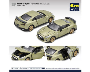 Era Car 1:64 Nissan Gt-r (r-35) T-spec 2022 Millennium Jade- Diecast
