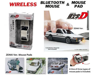 Faith Co. Initial D Toyota Trueno Ae86 Zenki Version (white Bonnet/hood) Wireless Bluetooth Mouse With Mouse Pad Click Car Products- Diecast Faith Co. Initial D Toyota Trueno Ae86 Zenki Version (white Bonnet/hood) Wireless Bluetooth Mouse With Mouse Pad Click Car Products- Diecast