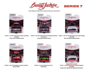 Greenlight 1:64 Barrett-jackson Series 7 Assortment- Diecast Greenlight 1:64 Barrett-jackson Series 7 Assortment- Diecast