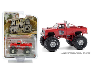 Greenlight 1:64 Kings Of Crunch Series 8 Samson I 1984 Chevrolet Silverado Monster Truck (red)- Diecast Greenlight 1:64 Kings Of Crunch Series 8 Samson I 1984 Chevrolet Silverado Monster Truck (red)- Diecast