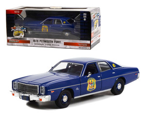 Greenlight 1:24 1978 Plymouth Fury (blue) Delaware State Police Hot Pursuit Series 5- Diecast Greenlight 1:24 1978 Plymouth Fury (blue) Delaware State Police Hot Pursuit Series 5- Diecast