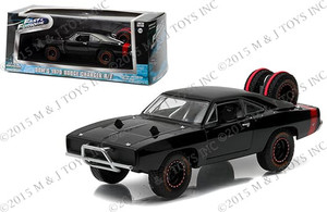Greenlight 1:43 Fast & Furious: Furious 7 (2015) Doms 1970 Dodge Charger R/t (off-road Version)- Diecast
