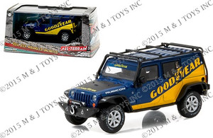 Greenlight 1:43 All-terrain 2016 Jeep Wrangler Unlimited Goodyear- Diecast