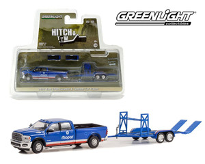 Greenlight 1:64 Hitch & Tow Series 25 2020 Ram 2500 Laramie Mopar Tandem Car Trailer- Diecast Greenlight 1:64 Hitch & Tow Series 25 2020 Ram 2500 Laramie Mopar Tandem Car Trailer- Diecast