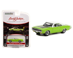 Greenlight 1:64 Barrett-jackson Series 10 1970 Dodge Charger Hemi R/t (green With White Roof)- Diecast Greenlight 1:64 Barrett-jackson Series 10 1970 Dodge Charger Hemi R/t (green With White Roof)- Diecast