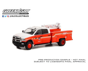 Greenlight 1:64 Dually Drivers Series 10 2018 Ram 3500 Dually Crane Truck Fdny (the Official Fire Department City Of New York) Plant Ops- Diecast Greenlight 1:64 Dually Drivers Series 10 2018 Ram 3500 Dually Crane Truck Fdny (the Official Fire Department City Of New York) Plant Ops- Diecast