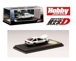 Hobby Japan 1:64 Toyota Sprinter Trueno Gt Apex (ae86) Initial D Engine Mounted Model Vs Kyoichi Sudo- Diecast Hobby Japan 1:64 Toyota Sprinter Trueno Gt Apex (ae86) Initial D Engine Mounted Model Vs Kyoichi Sudo- Diecast