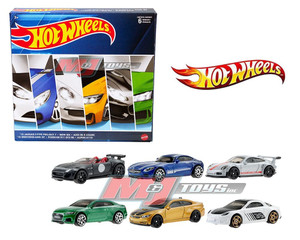 Hot Wheels 1:64 European Theme Multipack 6-car Set- Diecast