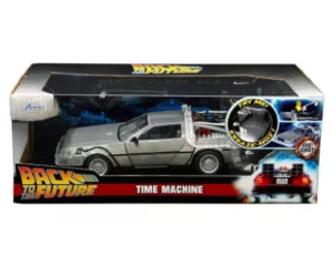 Jada 1:24 Time Machine With Lights Back To The Future Hollywood Rides- Diecast Jada 1:24 Time Machine With Lights Back To The Future Hollywood Rides- Diecast