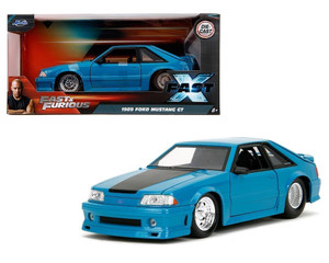 Jada 1:24 1989 Ford Mustang Gt Fast And Furious: Fast X- Diecast Jada 1:24 1989 Ford Mustang Gt Fast And Furious: Fast X- Diecast