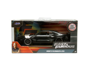 Jada 1:32 Doms Plymouth Gtx Fast & Furious 8- Diecast Jada 1:32 Doms Plymouth Gtx Fast & Furious 8- Diecast