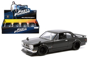 Jada 1:24 Display Fast & Furious: Furious 2000 Nissan Skyline Gt-r Brians Black- Diecast Jada 1:24 Display Fast & Furious: Furious 2000 Nissan Skyline Gt-r Brians Black- Diecast