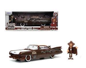 Jada 1:24 1959 Cadillac With Figure Count Chocula Hollywood Rides- Diecast Jada 1:24 1959 Cadillac With Figure Count Chocula Hollywood Rides- Diecast