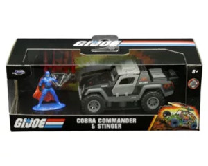 Jada 1:32 G.i Joe Cobra Commander & Stinger Hollywood Rides- Diecast Jada 1:32 G.i Joe Cobra Commander & Stinger Hollywood Rides- Diecast