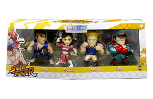 Jada 4 Metals Street Fighter Set Of 4 2017 Anime Expo Exclusive- Diecast