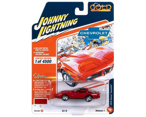 Johnny Lightning 1:64 Classic Gold 2023 Release 1 Version A 1979 Chevrolet Corvette Red Solid Pack- Diecast Johnny Lightning 1:64 Classic Gold 2023 Release 1 Version A 1979 Chevrolet Corvette Red Solid Pack- Diecast