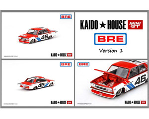 Kaido House X Mini Gt 1:64 Datsun 510 Pro Street Bre #46 Version 1- Diecast Kaido House X Mini Gt 1:64 Datsun 510 Pro Street Bre #46 Version 1- Diecast