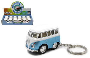 Kinsfun 2 Volkswagen Little Van Solid With Keychain Display Tray Set Of 12- Diecast Kinsfun 2 Volkswagen Little Van Solid With Keychain Display Tray Set Of 12- Diecast