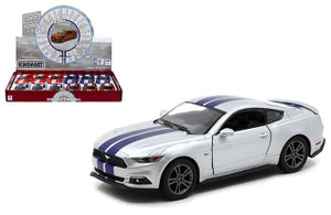 Kinsmart 1:38 Ford Mustang Gt Stripes 5 (kt5386df) Display Tray Set Of 12- Diecast