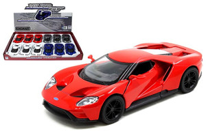 Kinsmart 1:38 2017 Ford Gt 5 (kt5391d) Display Tray Set Of 12- Diecast