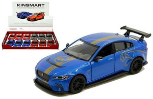 Kinsmart 1:38 Jaguar Xe Sv Project 8 Livery Edition (kt5416df) Display Tray Set Of 12- Diecast