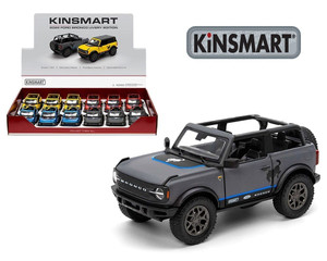 Kinsmart 1:34 2022 Ford Bronco Livery Edition With Open Top (kt5438dfa) 4 Colors Display Tray Set Of 12- Diecast Kinsmart 1:34 2022 Ford Bronco Livery Edition With Open Top (kt5438dfa) 4 Colors Display Tray Set Of 12- Diecast