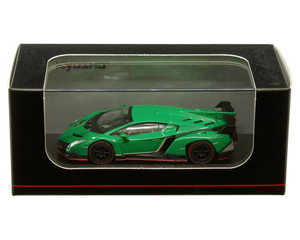 Kyosho 1:64 Lamborghini Veneno (green / Red Line)- Diecast