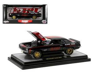 M2 Machines 1:24 1969 Chevrolet Camaro Ss/rs Dart Black With Red Stripes Release 107 Limited Edition- Diecast