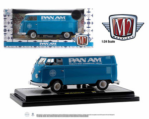 M2 Machines 1:24 Auto-machines 1960 Volkswagen Delivery Van Pan Am- Diecast