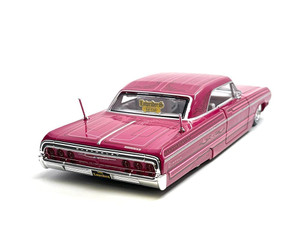 Maisto 1:24 1964 Chevrolet Impala Ss Lowrider Pink Design Lowriders Mijo Exclusives- Diecast Maisto 1:24 1964 Chevrolet Impala Ss Lowrider Pink Design Lowriders Mijo Exclusives- Diecast