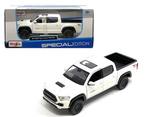 Maisto 1:27 2023 Toyota Tacoma Trd Pro White Special Edition- Diecast