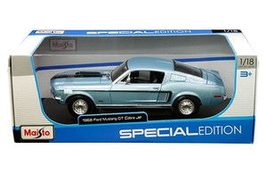 Maisto 1:18 1968 Ford Mustang Gt Cobra Jet Special Edition- Diecast