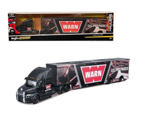 Maisto 1:64 Mack Anthem Warn Black Custom Haulers Design- Diecast