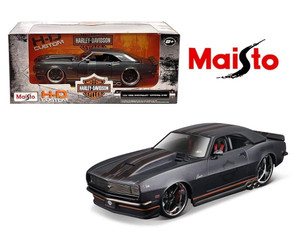 Maisto 1:24 1968 Chevrolet Camaro (black) Harley-davision Custom- Diecast
