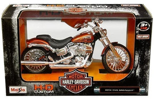 Maisto Motorcycles 1:12 2014 Harley-davidson Cvo Breakout Harley-davidson Custom- Diecast