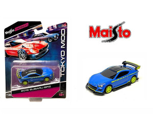 Maisto 1:64 Tokyo Mod 2019 Subaru Brz Blue Maisto Design- Diecast
