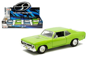 Maisto 1:24 1970 Chevrotlet Nova Ss Speical Edition Display Tray Set Of 4- Diecast