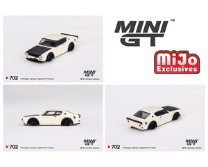 Mini Gt 1:64 Nissan Skyline Kenmeri Liberty Walk White- Diecast Mini Gt 1:64 Nissan Skyline Kenmeri Liberty Walk White- Diecast