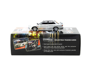 Tarmac Works 1:64 Mitsubishi Lancer Crs Evolution With Trading Cards Special Edition Global64- Diecast Tarmac Works 1:64 Mitsubishi Lancer Crs Evolution With Trading Cards Special Edition Global64- Diecast