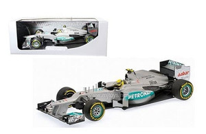 Minichamps 1:18 F1 2012 Mercedes-benz Amg Petronas W03 N. Rosberg (silver)- Diecast Minichamps 1:18 F1 2012 Mercedes-benz Amg Petronas W03 N. Rosberg (silver)- Diecast