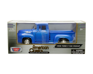 Motormax 1:24 1956 Ford F-100 Pickup Sky Blue Timeless Legends- Diecast