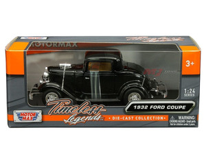 Motormax 1:24 1932 Ford Coupe (black) Timeless Legends- Diecast
