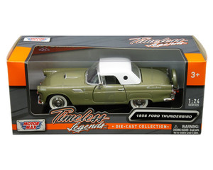 Motormax 1:24 1956 Ford Thunderbird Hard Top Timeless Legends- Diecast