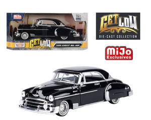 Motormax 1:24 1950 Chevrolet Bel Air Lowrider Black Get Low Mijo Exclusives- Diecast