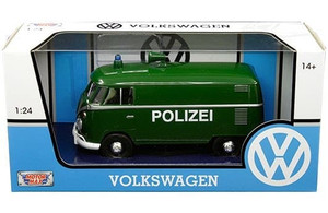 Motormax 1:24 Volkswagen Type 2 (t1) Delivery Van Polizei- Diecast