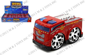 Motor Max Display Dyna Motor Fire Engine 4- Diecast