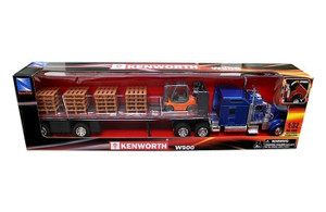 New Ray 1:32 Kenworth W900 Forklift With Pallets Long Haul Trucker- Diecast New Ray 1:32 Kenworth W900 Forklift With Pallets Long Haul Trucker- Diecast