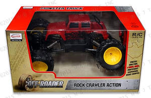 Rastar 1:18 Radio Control Off-roader Monster Truck With Rock Crawler Action- Diecast