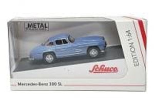 Schuco 1:64 Mercedes-benz 300 Sl Blue- Diecast Schuco 1:64 Mercedes-benz 300 Sl Blue- Diecast