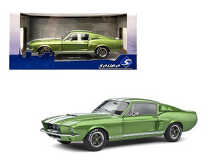 Solido 1:18 1967 Shelby Gt500 Green With White Stripes- Diecast Solido 1:18 1967 Shelby Gt500 Green With White Stripes- Diecast